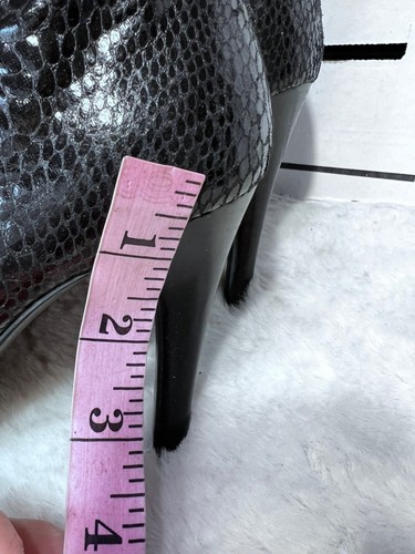 Nine West Gallivant black heeled boots women size 8.5 N - Picture 8 of 9