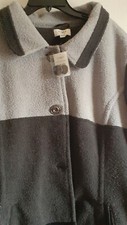 Nwt Cato Brand Plus Size Outerwear Button Down Jacket Tri Color Grey 2x-26/28