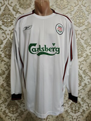 Liverpool football jersey away shirt 2003-2005 size L | eBay