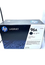 New  Sealed HP LaserJet 96A Black Toner OEM HP Print Cartridge C4096A