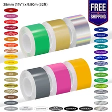 1-1/2" PIN STRIPE Car Model Pinstriping Decal Adhesive TAPE Vinyl Stickers 38mm