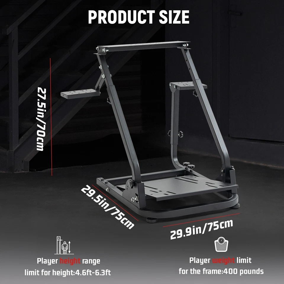 Dardoo G29 Racing Lenkradständer Faltbar Fit Logitech G920 G923 THRUSTMASTER - Bild 2 von 4