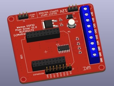 WS2811/WS2812 Scheda Driver LED - WLED - FastLED - Foto 3