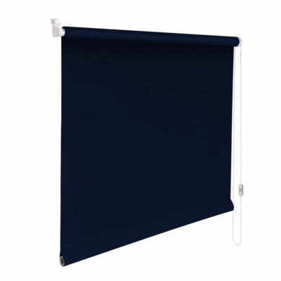 Mini-Rollo Klemmfix Klemmrollo Easyfix Abdunkelung - Höhe 160 cm dunkelblau