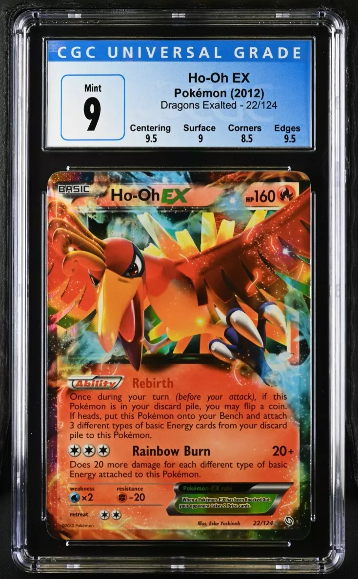 Pokemon Card: Ho-Oh EX Ultra Rare Holo Dragons Exalted 2012. 22/124