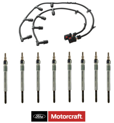04.5-07 Ford F350 6.0L Powerstroke Harness Kit & OEM Motorcraft ZD13 glow plug