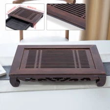 Tea Tray Luxury Natural Heavy Bamboo Gongfu Tea Tray Serving Table Tea Plate USA