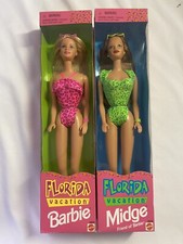 Barbie Dolls Florida Vacation Midge  Florida Barbie 1998 Mattel