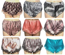 VICTORIA'S SECRET SLEEP PAJAMA LOUNGE SATIN LACE SHORTS NWT XS S M L XL NWT