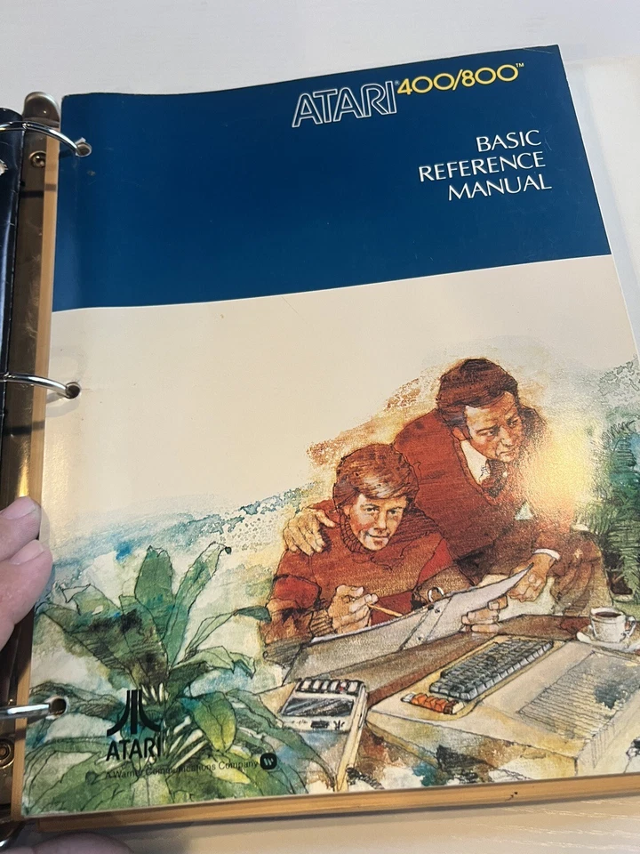 Vintage 1979 Kid Power Binder Atari Personal Computer Reference Manual PC Book - Image 4 of 4