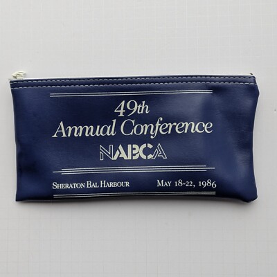 National Alcohol Beverage Control Association Annual Conference 1986 Deposit Bag