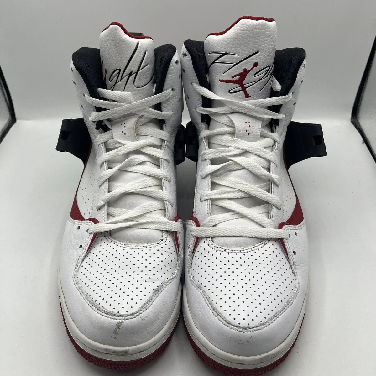 Jordan flight red shop black and white