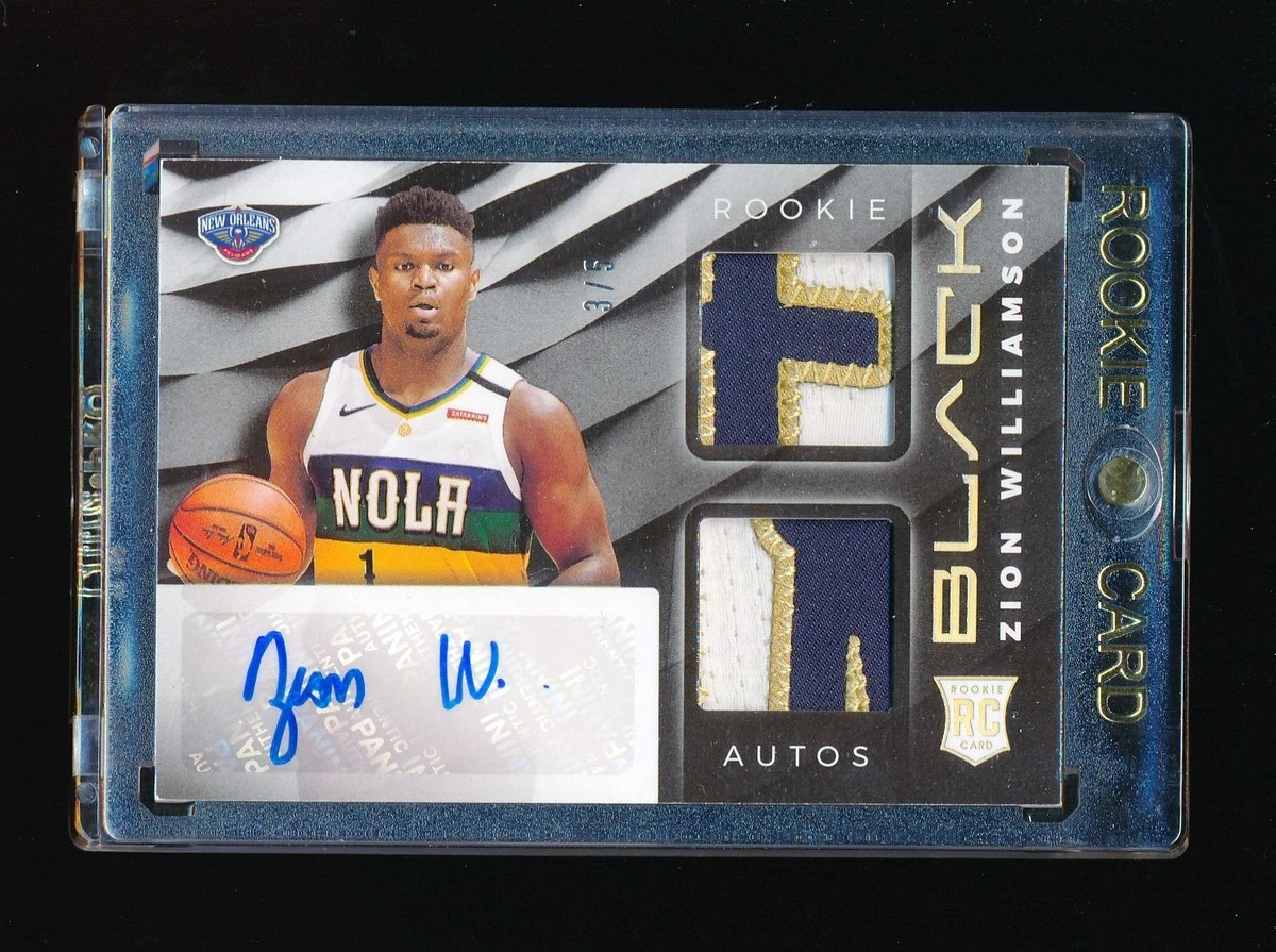 2019-20 Panini Black - Zion Williamson #RM-ZW for sale | eBay