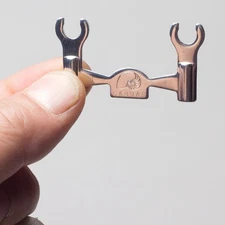 Cardas Audio CLJP Stamped Jumper Plates - Silver/Rhodium