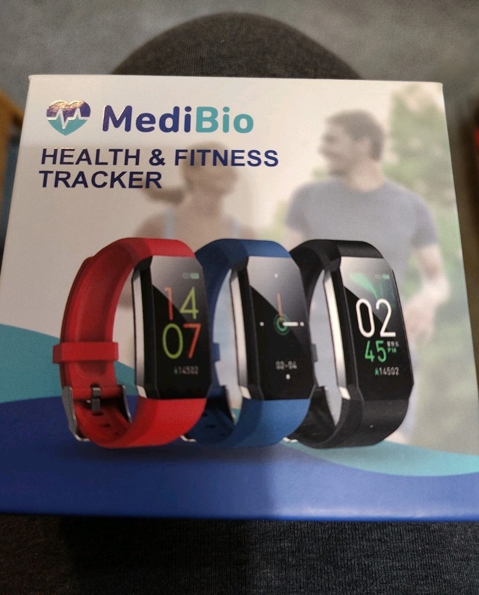New MediBio Smart Band Health & Fitness Tracker Black | eBay display picture 1