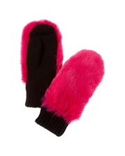 Surell Accessories Mittens Women's Pink