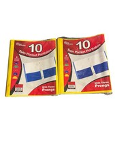 2 Pocket 3 Prong Paper Folder QTY 20 5 Colors New Generation Brand New Qty 2