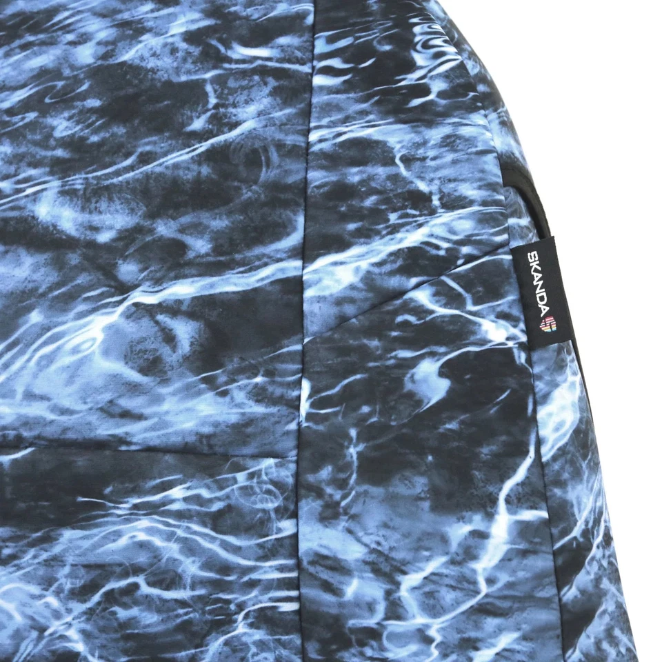 For Cadillac SRX 10-16 Mossy Oak 1st Row Elements Bluefin Custom Seat Covers - Imagem 4 de 4