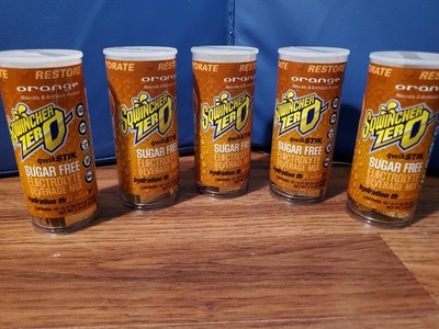 50-Sticks ORANGE Sqwincher Zero Qwick Stick Qwik Stik Electrolyte Beverage Mix
