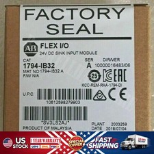 New Factory Sealed Allen Bradley 1794-IB32 FLEX I/O SER A Input Module 1794-IB32