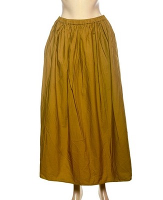 Ulla Johnson Skirt S 4 Women's Casual High rise Cotton Green Maxi NEW 46055