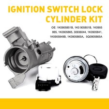 For VW Golf Mk6 Mk5 Ignition Bareel Lock Cylinder Switch Set with Key 1K0905851B