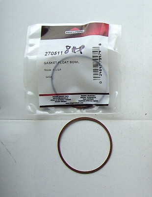 Briggs & Stratton ~ 270511 Float Gasket ~ Quantity of 2 ~ Free Shipping