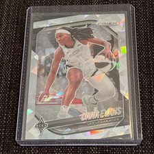 2025 Panini Prizm WNBA- Ice Prizm  #33 Dana Evans- Las Vegas Aces 