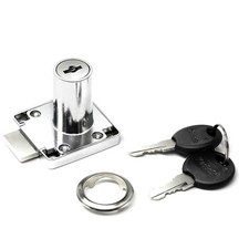 Drawer Locks with 2 Keys Cabinet Lock Rolled Steel Furniture Hardware Cam Lo AS