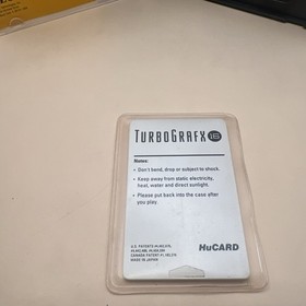 Gunboat TurboGrafx-16, 1992, Original Case, Manual, Game