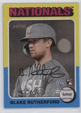 2024 Topps Heritage Rookies Flip Stock Blake Rutherford #240 5s3