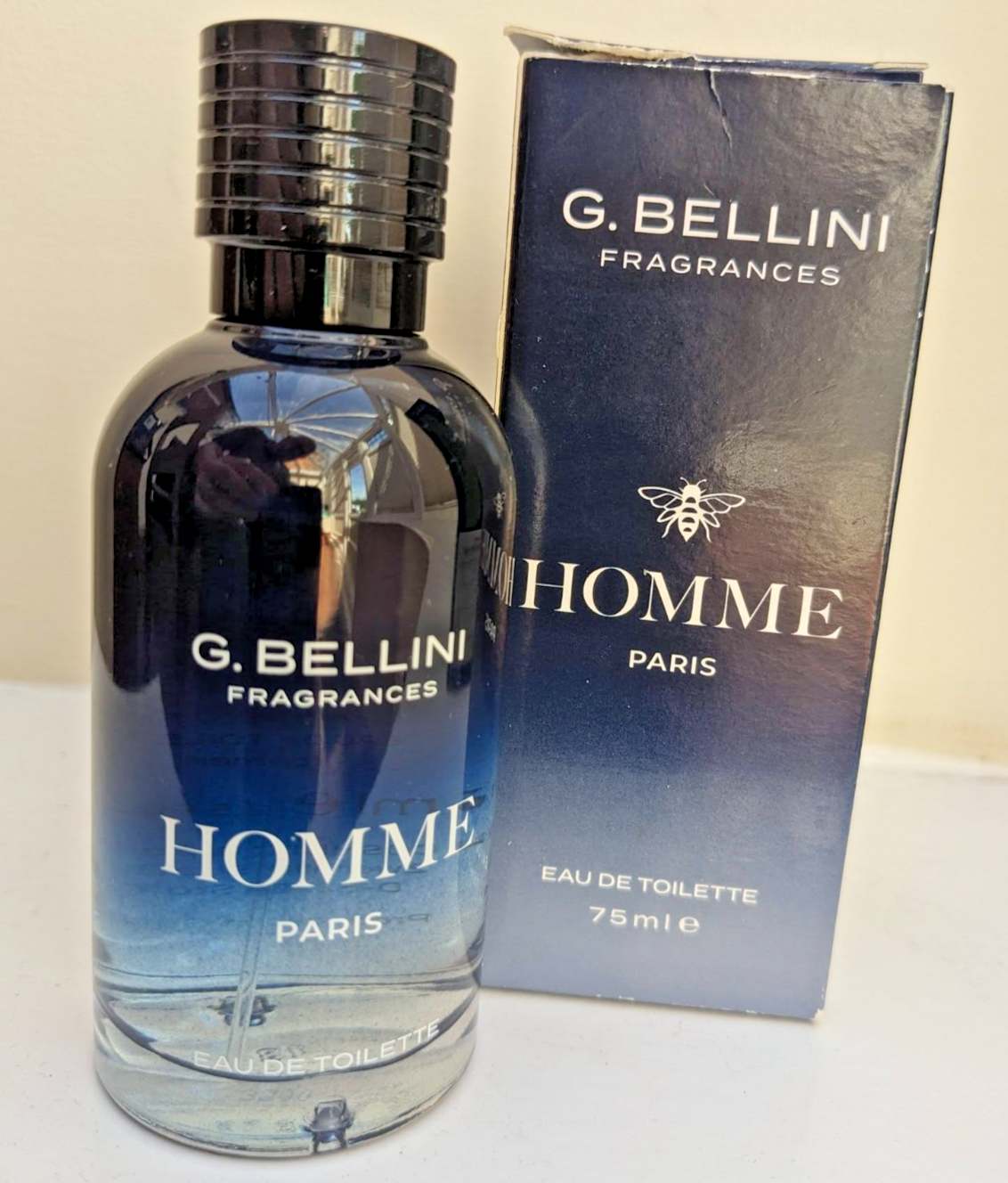 Mens HOMME PARIS by G.Bellini Eau De Toilette Boxed Fragrance 75ml Spray - Vegan