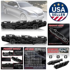 Pair Left and Right Front Bumper Brackets for Lexus IS250 IS350 2006-2015