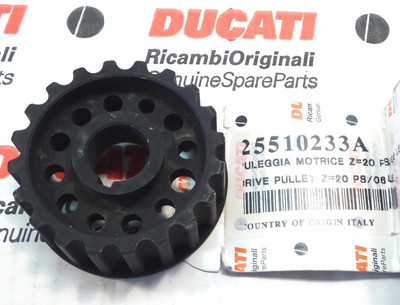 2004-2025 most Ducati models 20 tooth camshaft timing belt pulley 25510233A -N