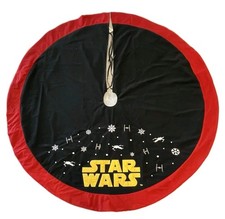 Star Wars Christmas Tree Skirt 48in. Full Sized Hallmark Rare NWOT