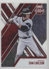 2017 Panini Elite Extra Edition Status Red Die-Cut 8/99 Sam Carlson #55 8k4