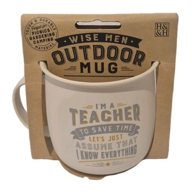 History & Heraldry Wise Men Outdoor Becher. Ich bin Lehrer. Neu in OVP