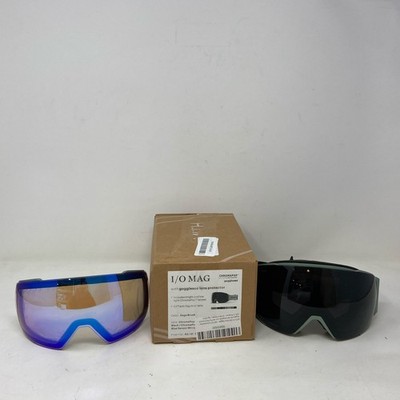 Smith I/O MAG Goggles Sage Brush Sun Black+Blue Sensor OS