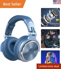 Wired Over Ear Headphones Hi-Res Studio Monitor  Mixing DJ Stereo Headsets w...
