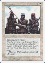 Pikemen - Fourth Edition #42 Common MTG