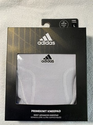 NEW Adidas Primeknit Kneepad - Size Large in White - $40.00 Retail FREE SHIPPING