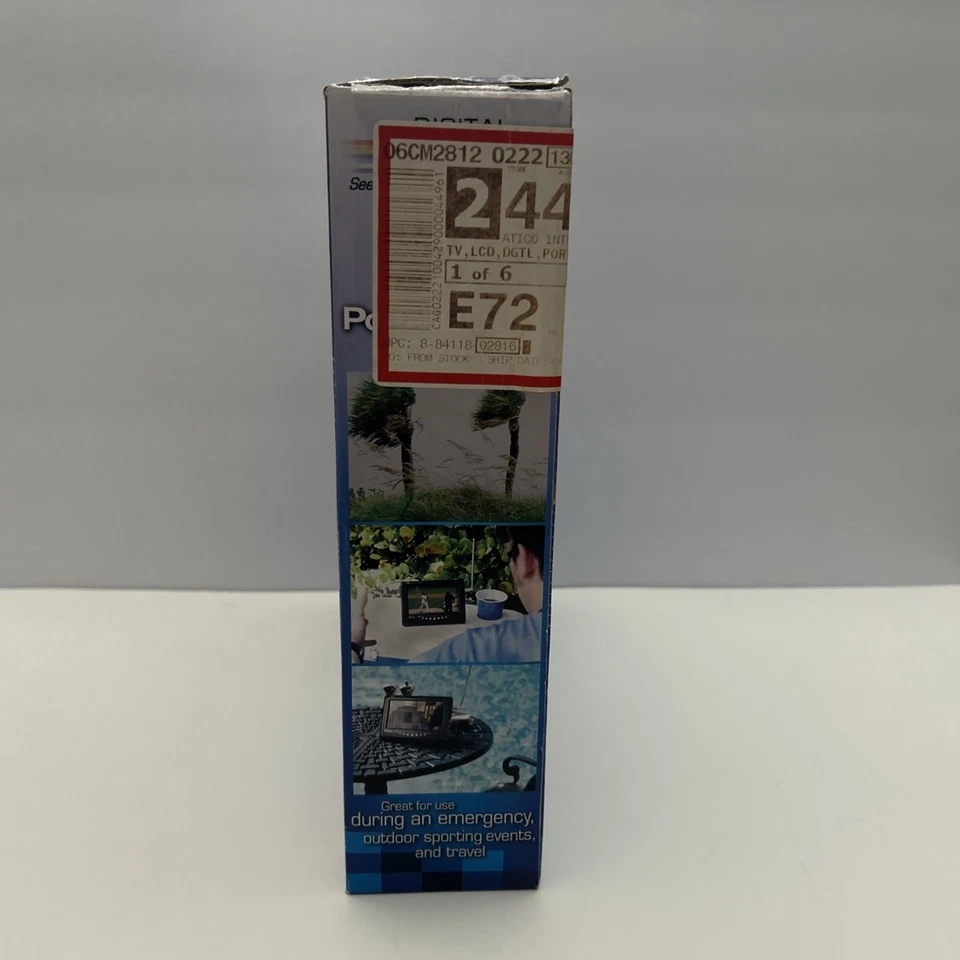 Digital Prism ATSC-710 7" Portable Handheld LCD TV (READ) - Image 2 of 4