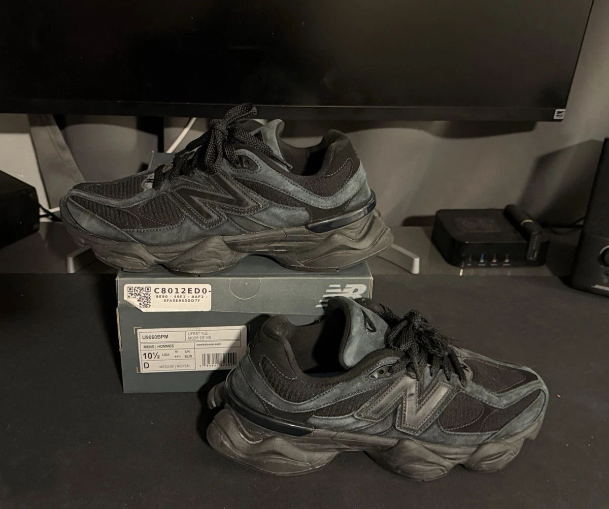 New Balance 9060 Triple Black Suede for sale | eBay