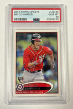 2012 Topps Update Bryce Harper Rookie Card # US183 PSA 10 GEM MT. rookie card picture
