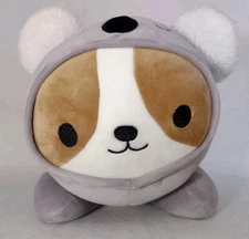Plush Smoochy Pals Korgi Dog Koala Brown Sleeper Pajamas Soft Stuffed Toy