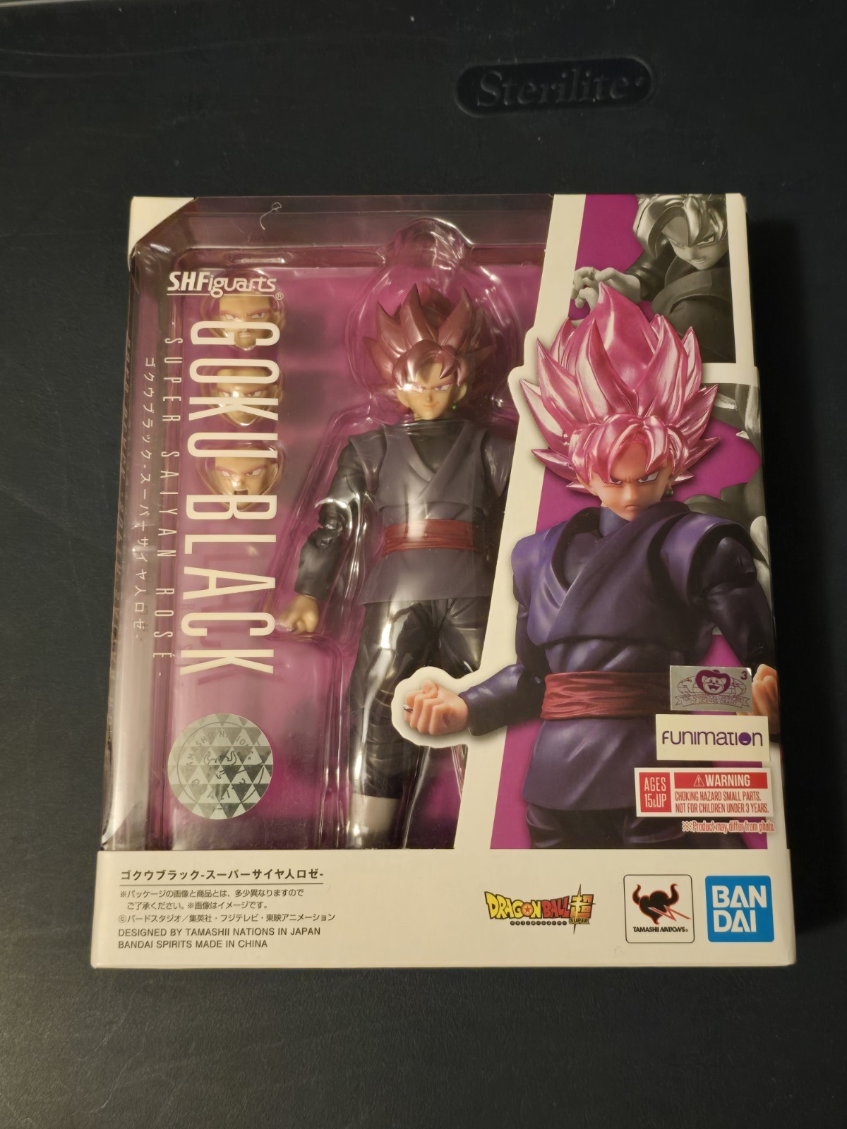 NACIONES TAMASHII Bandai S.H. Figuarts Goku Black Dragon Ball Super Sellado/Nuevo