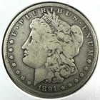 1891-S $1 Morgan Silver Dollar (89423)