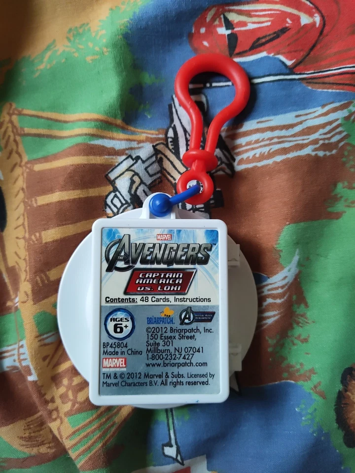 Card Game The Avengers Captain America VS. Loki Marvel Mini Games 2012 - Image 3 of 3