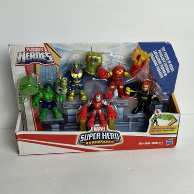 PLAYSKOOL HEROES 2017 MARVEL SUPER HERO ADVENTURE THE POWER UP SQUAD FIGURES (f4