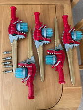 Power Rangers Dino Super charge T-Rex Sabre Sword working electronics + charger